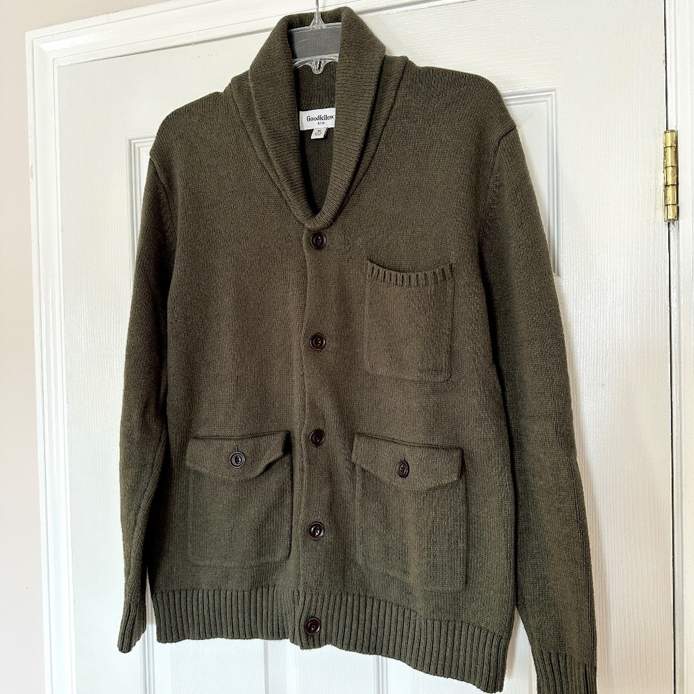 Goodfellow and Co. Cardigan M Green